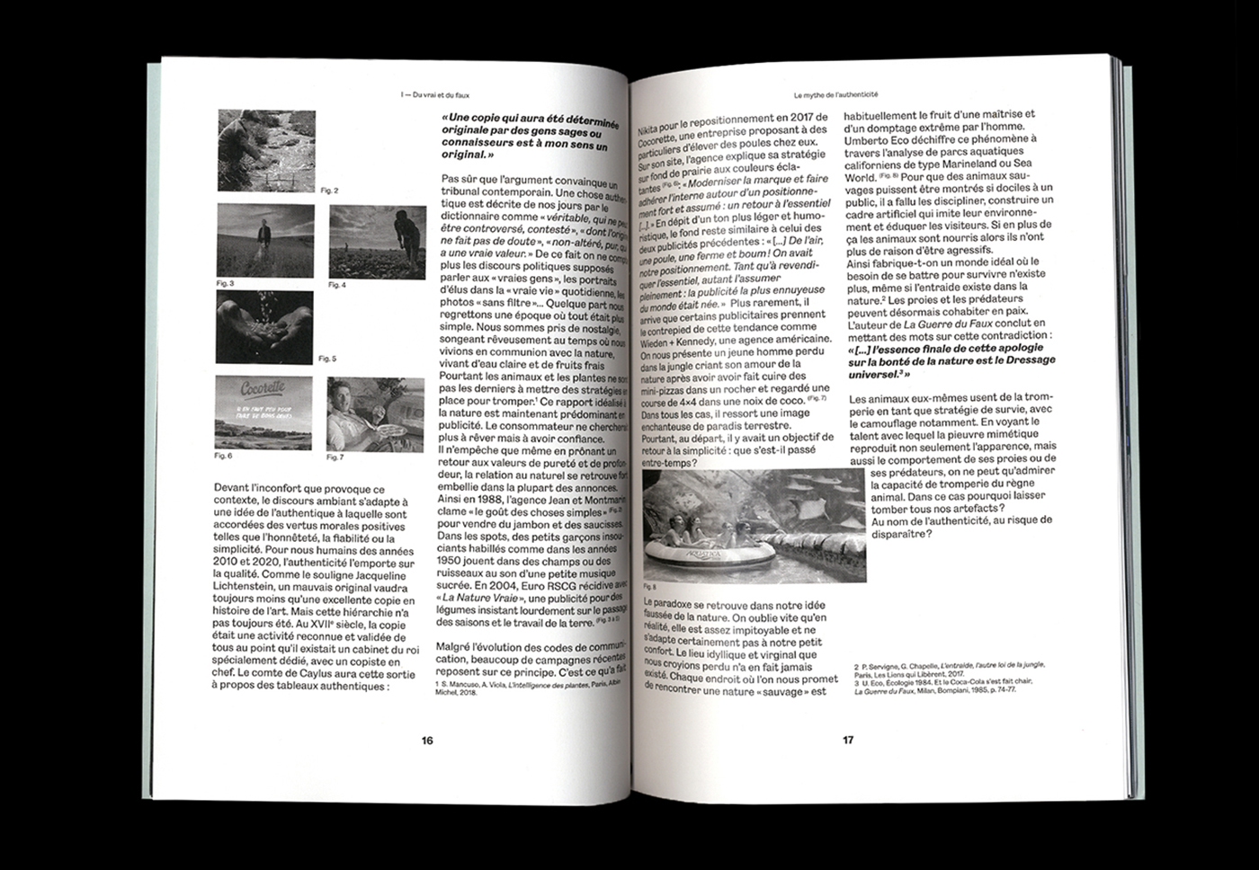 Pages 16 et 17, texte